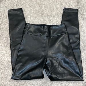 Abercrombie and Fitch fake leather leggings